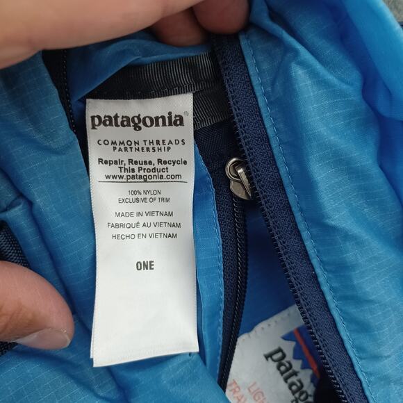 Patagonia Ultralight Travel Tote Pack Backpack-Vessel Sky Blue & Navy - Picture 5 of 7